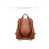 Sizzling Anti-Theft Vintage Style Leather Backpacks for Teenager Girls And Women School Bagpack For Females Travel Bags by Stevvex