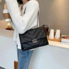 Sizzling Embroidery Thread Small PU Leather Crossbody Bags For Women And Girls Trending Female Shoulder Handbags by Stevvex