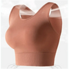 Sizzling Sports Bra For Women Solid Yoga Top Fitness Pad Bra Girl Active Wear Workout Running Sportswear Breathable Soft Bra by Stevvex