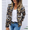 Sizzling Stylish Women's Long Sleeve Jacket Sweater Top Ladies Casual Leopard Print, Cardigan Zipper, Short Outwear, Coat Jacket by Stevvex