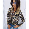 Sizzling Stylish Women's Long Sleeve Jacket Sweater Top Ladies Casual Leopard Print, Cardigan Zipper, Short Outwear, Coat Jacket by Stevvex