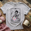 Skeleton Crocheter Tarot T-shirt by YarnMerch
