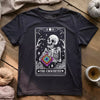 Skeleton Crocheter Tarot T-shirt by YarnMerch