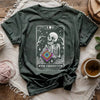 Skeleton Crocheter Tarot T-shirt by YarnMerch