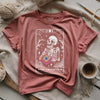 Skeleton Crocheter Tarot T-shirt by YarnMerch