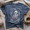 Skeleton Crocheter Tarot T-shirt by YarnMerch