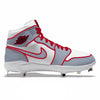 "Slate Lines" Jordan 1 Retro Cleats by Stadium Custom Kicks