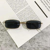 Slender Square Sunglasses Retro Metal Frame Square Sunglasses Small Vintage & Retro Style Sunglasses Shades Of Rectangle Sunglasses For Women Classic Vintage & Metal Square Frame Sun Glasses Eyewear For Men & Women by Stevvex