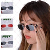 Slender Square Sunglasses Retro Metal Frame Square Sunglasses Small Vintage & Retro Style Sunglasses Shades Of Rectangle Sunglasses For Women Classic Vintage & Metal Square Frame Sun Glasses Eyewear For Men & Women by Stevvex