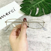 Slender Square Sunglasses Retro Metal Frame Square Sunglasses Small Vintage & Retro Style Sunglasses Shades Of Rectangle Sunglasses For Women Classic Vintage & Metal Square Frame Sun Glasses Eyewear For Men & Women by Stevvex