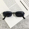 Slender Square Sunglasses Retro Metal Frame Square Sunglasses Small Vintage & Retro Style Sunglasses Shades Of Rectangle Sunglasses For Women Classic Vintage & Metal Square Frame Sun Glasses Eyewear For Men & Women by Stevvex