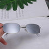 Slender Square Sunglasses Retro Metal Frame Square Sunglasses Small Vintage & Retro Style Sunglasses Shades Of Rectangle Sunglasses For Women Classic Vintage & Metal Square Frame Sun Glasses Eyewear For Men & Women by Stevvex