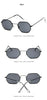 Small Frame Sunglasses For Women Small Square Polarized Sunglasses for Men and Women Polygon Mirrored Retro Shape Metal Design Sun Glasses for Men New Fashionable Ocean Lens by Stevvex