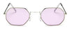 Small Frame Sunglasses For Women Small Square Polarized Sunglasses for Men and Women Polygon Mirrored Retro Shape Metal Design Sun Glasses for Men New Fashionable Ocean Lens by Stevvex