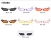 Small Leopard Cateye Design Women Sunglasses Vintage Glasses For Women Summer UV Eyewear Protection Eye Catching Cool Sunglasses For Women Goggles Plastic Frame by Stevvex