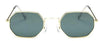 Small Polygon Women Men Sunglasses Delicate Metal Polygon Sunglasses For Women Classic Retro Small Size Frame Women Sunglasses Design Glasses for Men by Stevvex