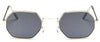 Small Polygon Women Men Sunglasses Delicate Metal Polygon Sunglasses For Women Classic Retro Small Size Frame Women Sunglasses Design Glasses for Men by Stevvex