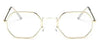 Small Polygon Women Men Sunglasses Delicate Metal Polygon Sunglasses For Women Classic Retro Small Size Frame Women Sunglasses Design Glasses for Men by Stevvex