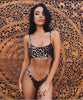 Snakeskin Bikini Women Swimwear Leopard Bikinis Swim Suit Push Up Swimsuit Women's Bikini Scoop Neck Straps Cutout Crop Top with Cheeky Bottom Two Piece Swimsuits Female Beachwear Swimming Bikini Women by Stevvex