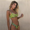 Snakeskin Bikini Women Swimwear Leopard Bikinis Swim Suit Push Up Swimsuit Women's Bikini Scoop Neck Straps Cutout Crop Top with Cheeky Bottom Two Piece Swimsuits Female Beachwear Swimming Bikini Women by Stevvex