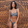 Snakeskin Bikini Women Swimwear Leopard Bikinis Swim Suit Push Up Swimsuit Women's Bikini Scoop Neck Straps Cutout Crop Top with Cheeky Bottom Two Piece Swimsuits Female Beachwear Swimming Bikini Women by Stevvex