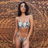 Snakeskin Bikini Women Swimwear Leopard Bikinis Swim Suit Push Up Swimsuit Women's Bikini Scoop Neck Straps Cutout Crop Top with Cheeky Bottom Two Piece Swimsuits Female Beachwear Swimming Bikini Women by Stevvex