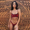 Snakeskin Bikini Women Swimwear Leopard Bikinis Swim Suit Push Up Swimsuit Women's Bikini Scoop Neck Straps Cutout Crop Top with Cheeky Bottom Two Piece Swimsuits Female Beachwear Swimming Bikini Women by Stevvex