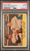 Graded 1958 Topps Rival Fence Busters Willie Mays Duke Snider #436 Baseball Card PSA 4 VG-EX