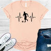 Soccer Heartbeat Graphic Tee by Anchored Grace Boutique
