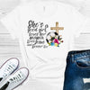 She's a Good Girl Loves Her Mama Loves Jesus and Soccer Too Graphic Tee by Anchored Grace Boutique