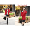 Soft And Comfortable Winter Jacket For Women Short Women's Thicken Outerwear In solid hooded Coats Zipper For Female Slim Cotton padded basic tops by Stevvex