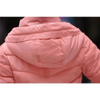 Soft And Comfortable Winter Jacket For Women Short Women's Thicken Outerwear In solid hooded Coats Zipper For Female Slim Cotton padded basic tops by Stevvex