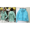 Soft And Comfortable Winter Jacket For Women Short Women's Thicken Outerwear In solid hooded Coats Zipper For Female Slim Cotton padded basic tops by Stevvex