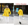 Soft And Comfortable Winter Jacket For Women Short Women's Thicken Outerwear In solid hooded Coats Zipper For Female Slim Cotton padded basic tops by Stevvex