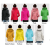 Soft And Comfortable Winter Jacket For Women Short Women's Thicken Outerwear In solid hooded Coats Zipper For Female Slim Cotton padded basic tops by Stevvex