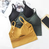 Soft Cotton Sports Bras For Women Push Up Solid Sports Bra Jogging Gym Women Sports Bra Girl Underwear Fitness Running Yoga Sport Tops by Stevvex