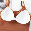 Soft Cotton Sports Bras For Women Push Up Solid Sports Bra Jogging Gym Women Sports Bra Girl Underwear Fitness Running Yoga Sport Tops by Stevvex