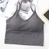 Soft Cotton Sports Bras For Women Push Up Solid Sports Bra Jogging Gym Women Sports Bra Girl Underwear Fitness Running Yoga Sport Tops by Stevvex