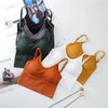 Soft Cotton Sports Bras For Women Push Up Solid Sports Bra Jogging Gym Women Sports Bra Girl Underwear Fitness Running Yoga Sport Tops by Stevvex