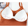 Soft Cotton Sports Bras For Women Push Up Solid Sports Bra Jogging Gym Women Sports Bra Girl Underwear Fitness Running Yoga Sport Tops by Stevvex