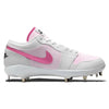 "Soft Shell Pink" Jordan 1 Retro Cleats by Stadium Custom Kicks