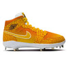 "Solar Flare" Jordan 1 Retro Cleats by Stadium Custom Kicks