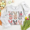 Coquette Easter Bunny Floral Sweatshirts by Adorb Custom Tees