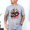 Grillin’ & Chillin’, Bald & Proud T-Shirt – Patriotic Bald Eagle BBQ Vintage Tee by Adorb Custom Tees