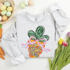 Happy Easter Carrot Coquette Sweatshirts by Adorb Custom Tees