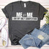 Me vs Me Unisex T-Shirt – Motivational Self-Discipline Tee by Adorb Custom Tees