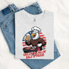 Grillin’ & Chillin’, Bald & Proud T-Shirt – Patriotic Bald Eagle BBQ Vintage Tee by Adorb Custom Tees