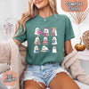 Ghost Reading Comfort Colors Shirt – Spooky Book Lover Halloween Tee by Adorb Custom Tees