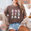 Ghost Reading Comfort Colors Shirt – Spooky Book Lover Halloween Tee by Adorb Custom Tees
