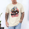 Grillin’ & Chillin’, Bald & Proud T-Shirt – Patriotic Bald Eagle BBQ Vintage Tee by Adorb Custom Tees